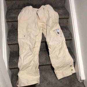 Men or woman’s Burton snowboarding pants.